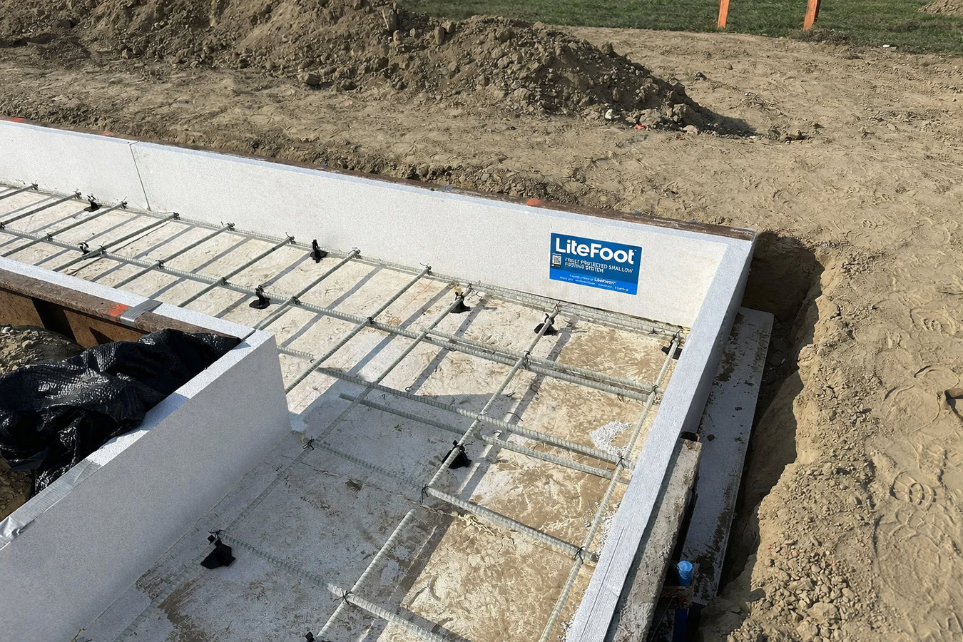 Concrete footings in Abilene, TX